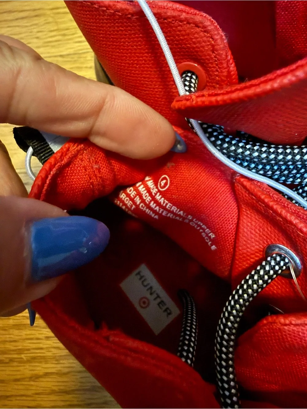 NWT Hunter For Target Kids Water Repellent Canvas Sneakers - Kids Size 4
